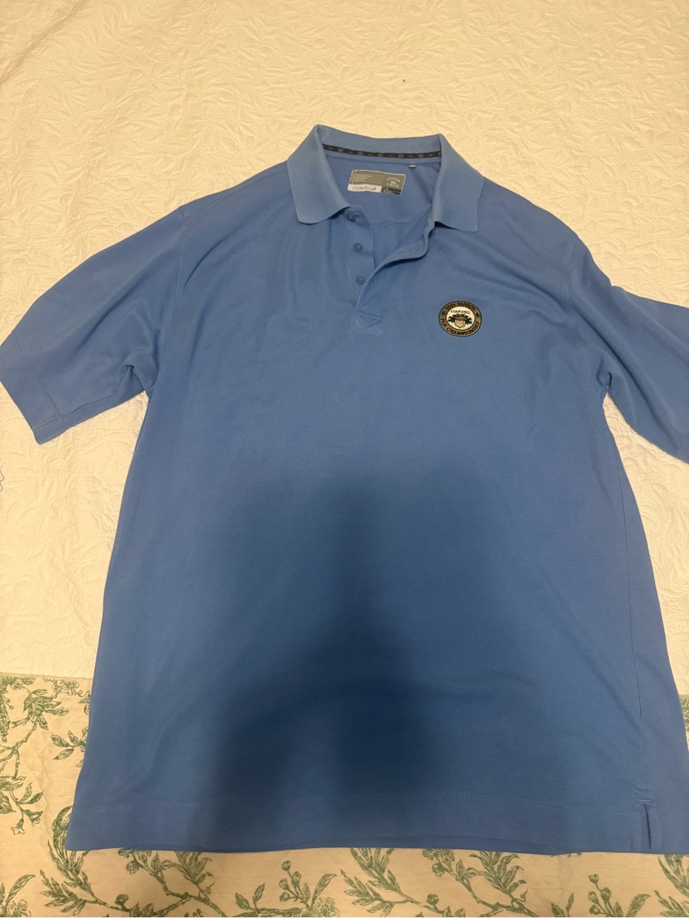 Cutter & Buck Oak Hill Men’s Light Blue Polo